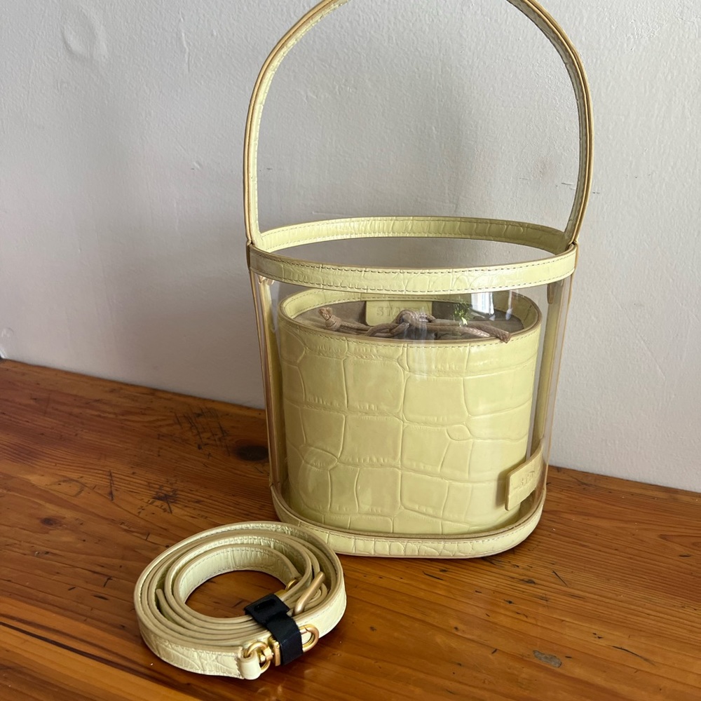 Clear STAUD Bissett with Yellow Details